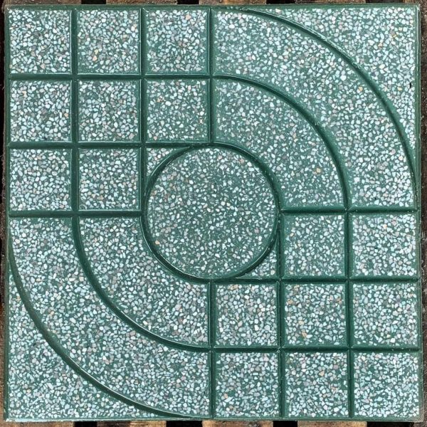 Gạch terrazzo mắt nai xanh - Ảnh 2