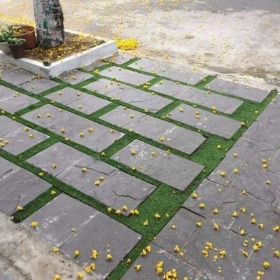 Đá chẻ xanh đen 30x60cm