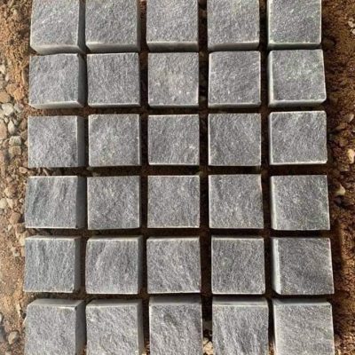 Đá Cubic xanh đen Đà nẵng 10x10cm