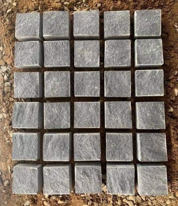 Đá Cubic xanh đen Đà nẵng 10x10cm