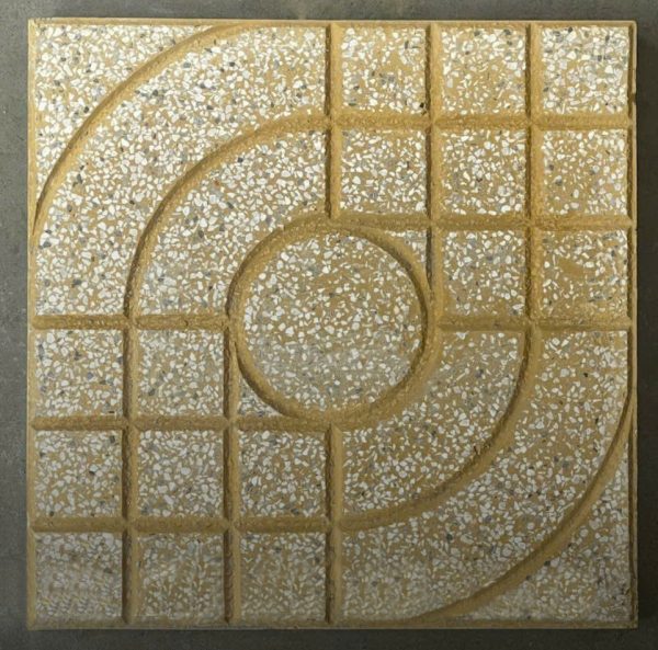 Gạch terrazzo mắt nai xanh - Ảnh 4
