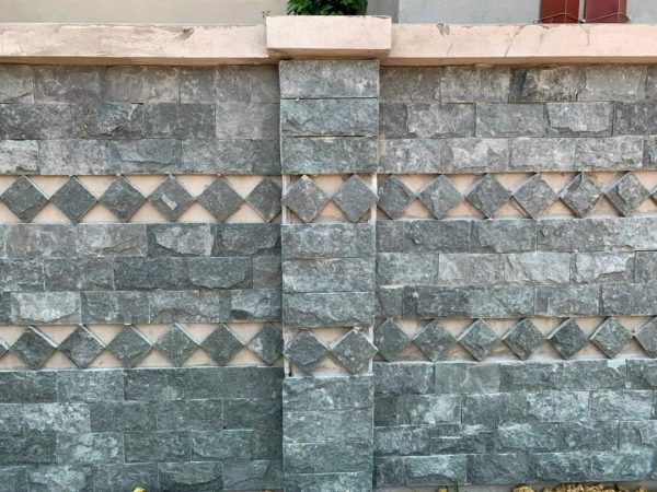 Đá bóc xanh rêu 10x20cm - Ảnh 4