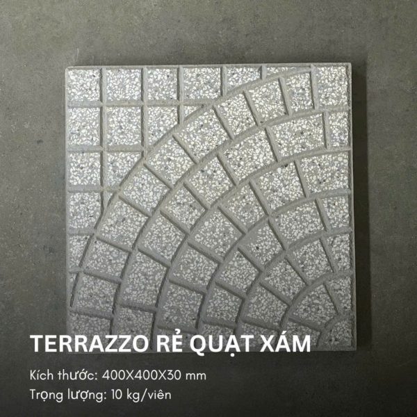 Gạch terrazzo rẻ quạt - Ảnh 6
