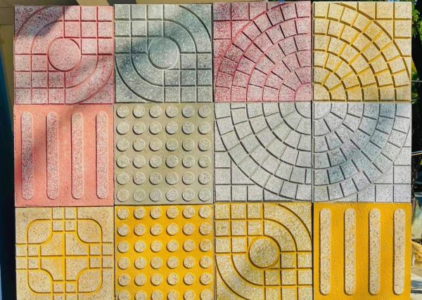 Gạch terrazzo mắt nai xanh - Ảnh 6